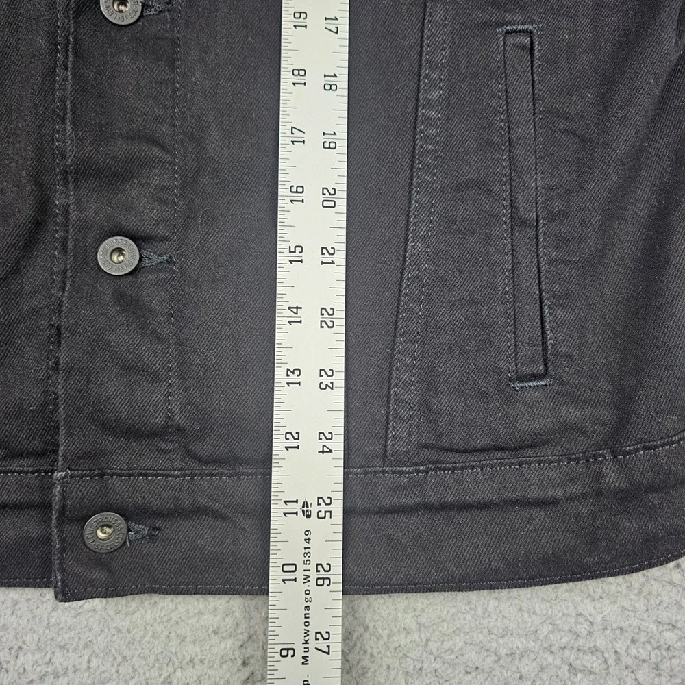 Levi's Trucker Jacket Mens Size M Black Denim 72334-0223 Stretch Cotton NWT - Picture 9 of 10